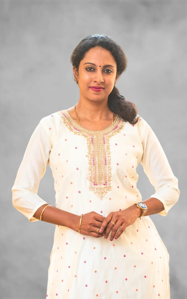 Ethnic Silk Embroidered Women Kurti