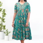 Basil Dove Layered Midi Dress