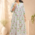 Olive - Snow Cotton Tiered Maxi Dress